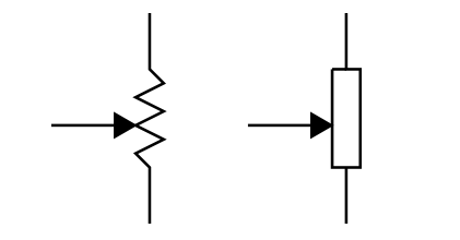 多種電阻器形狀的電位器符號(hào)有哪些，電阻電位器的原理圖接線法？